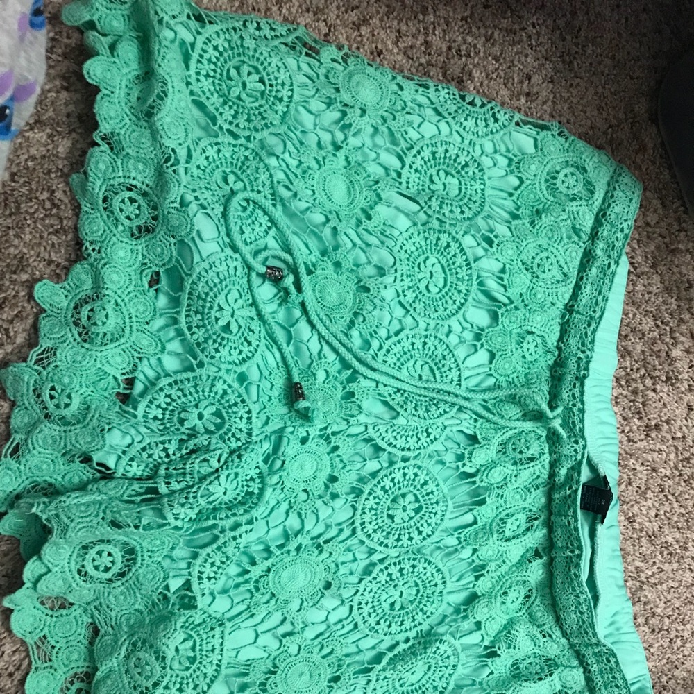 Crochet shorts
